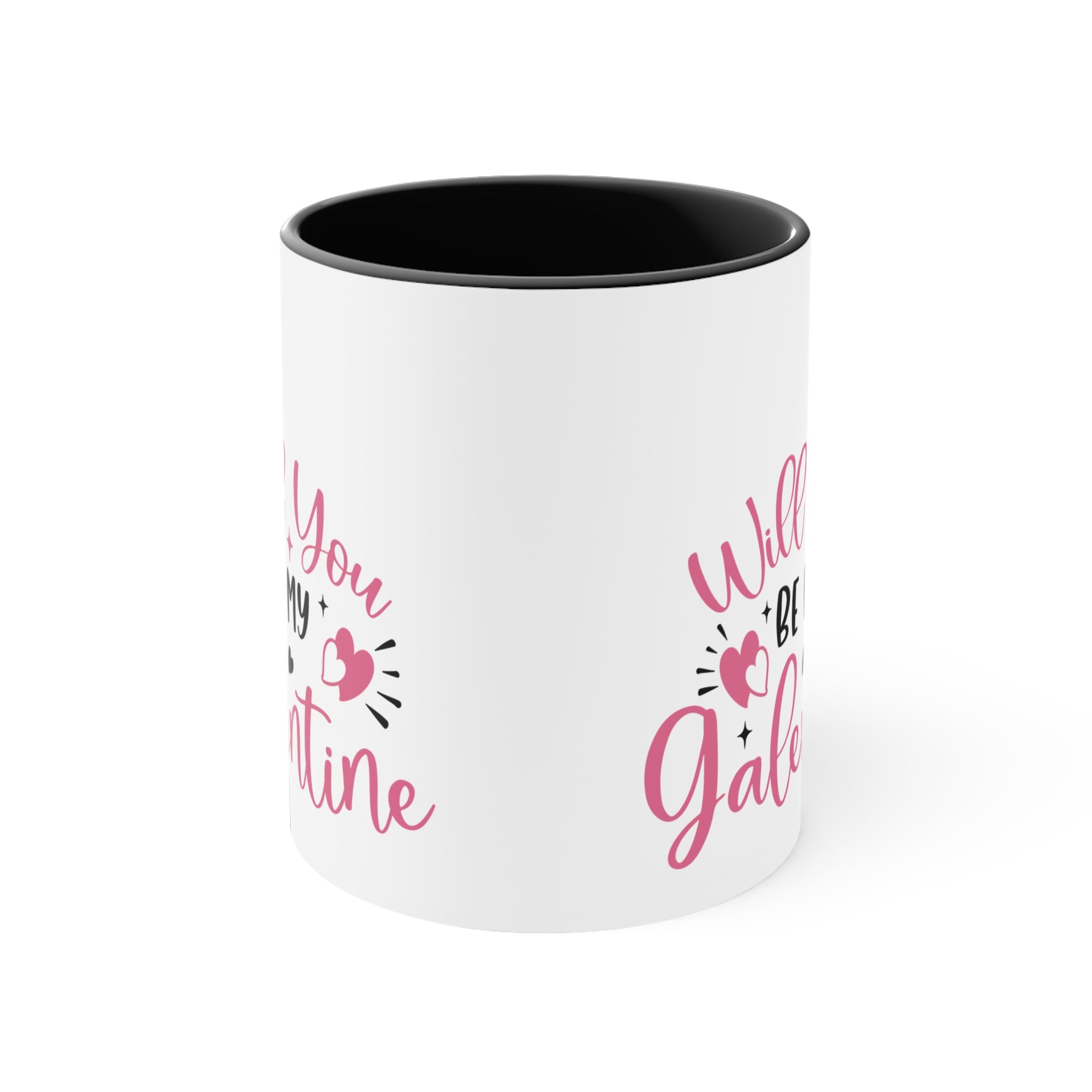 Will You Be My Galentine Accent Coffee Mug, 11oz