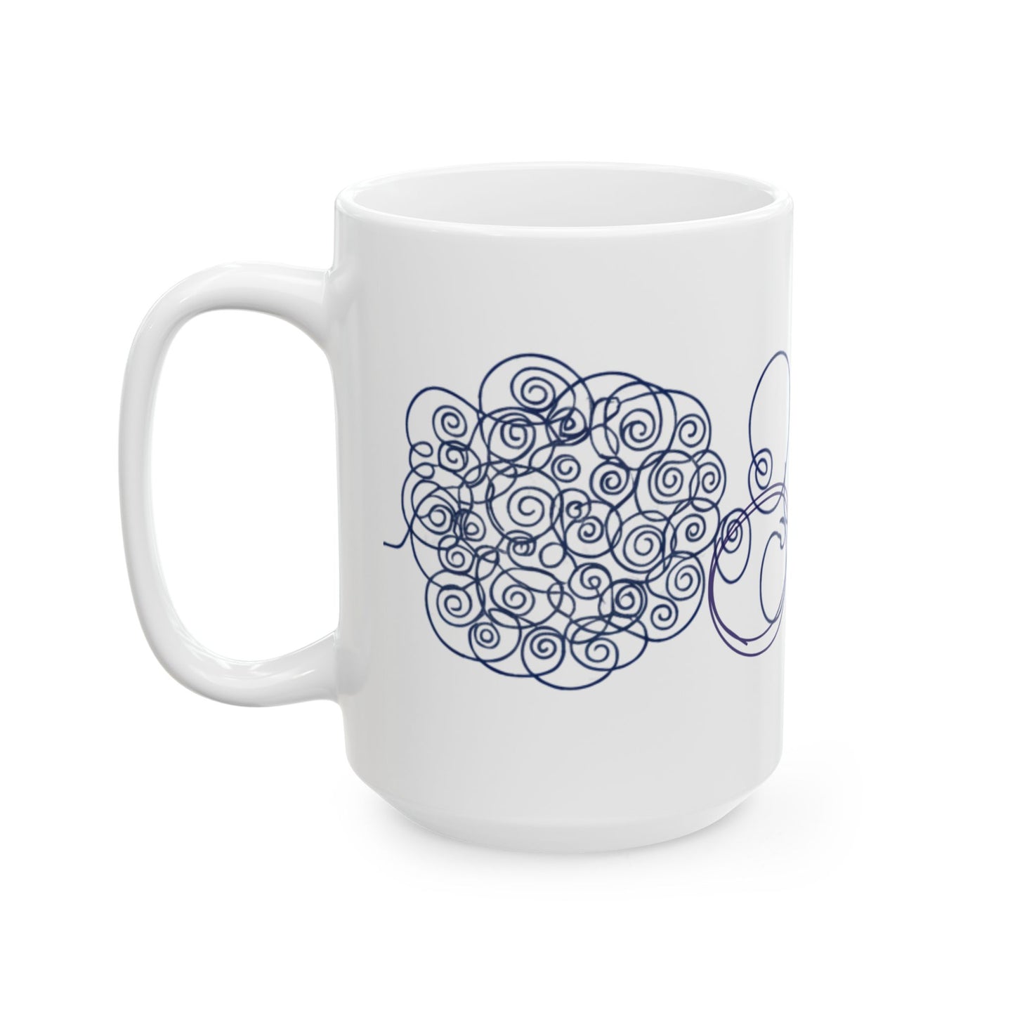 Navy  Chaos to Clarity Arrow Coffee Cup