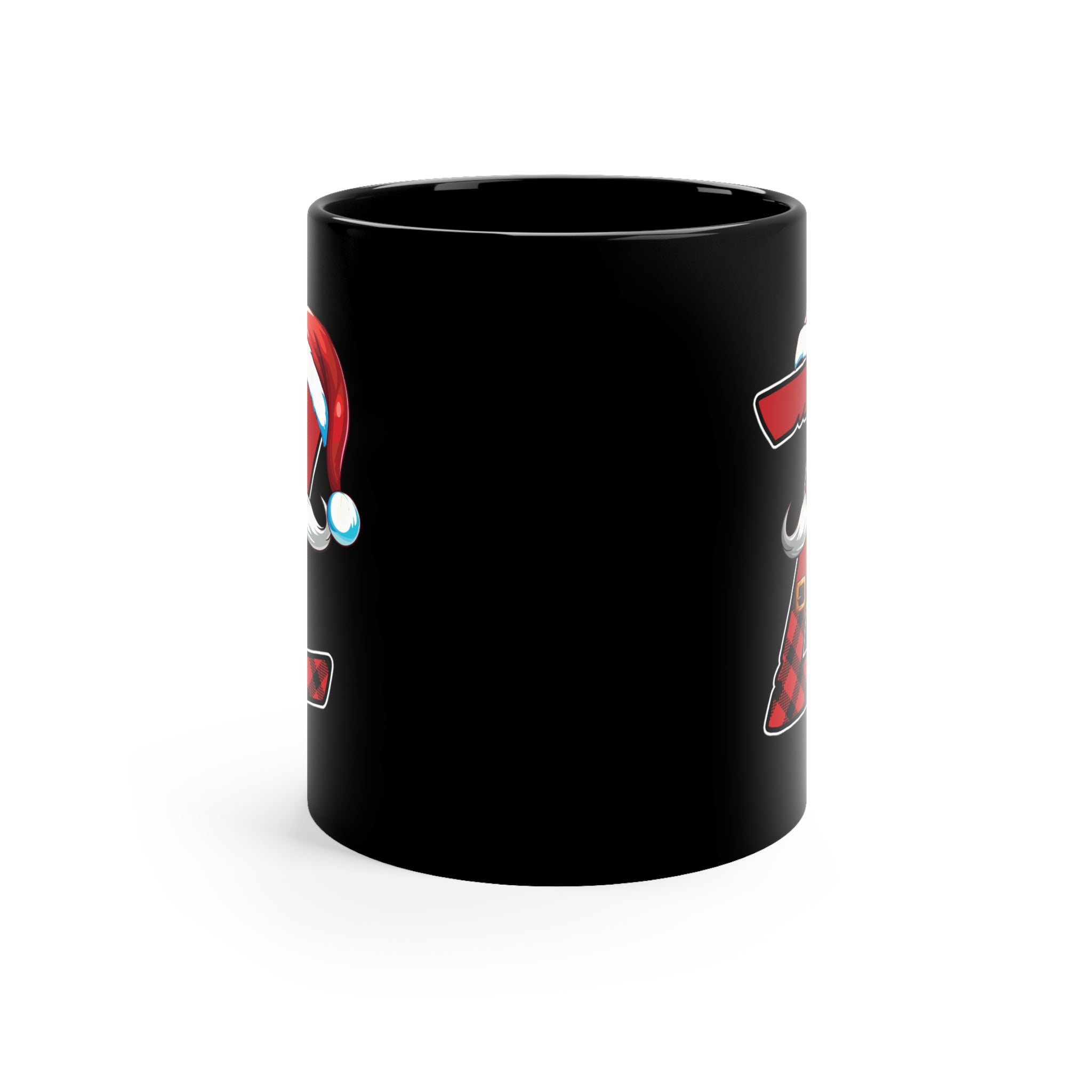 Z Santa Initial 11oz Black Mug