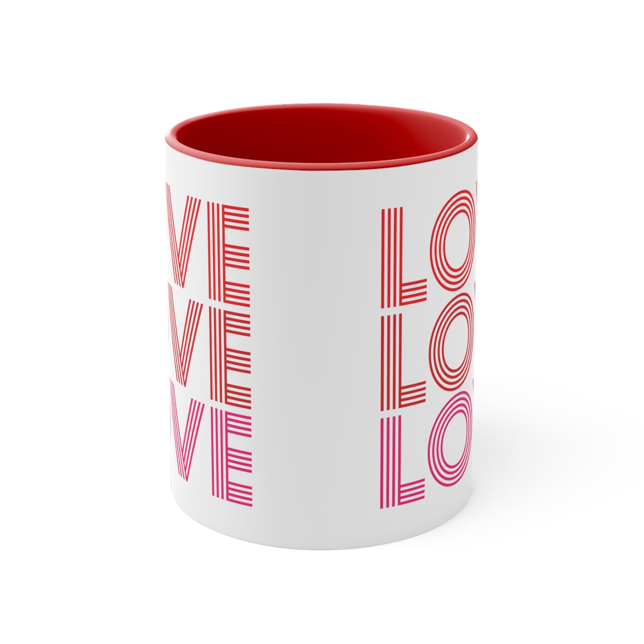 Love Love Love Accent Coffee Mug, 11oz