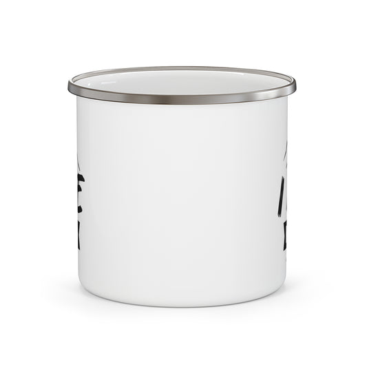 I Love Hiking Enamel Camping Mug