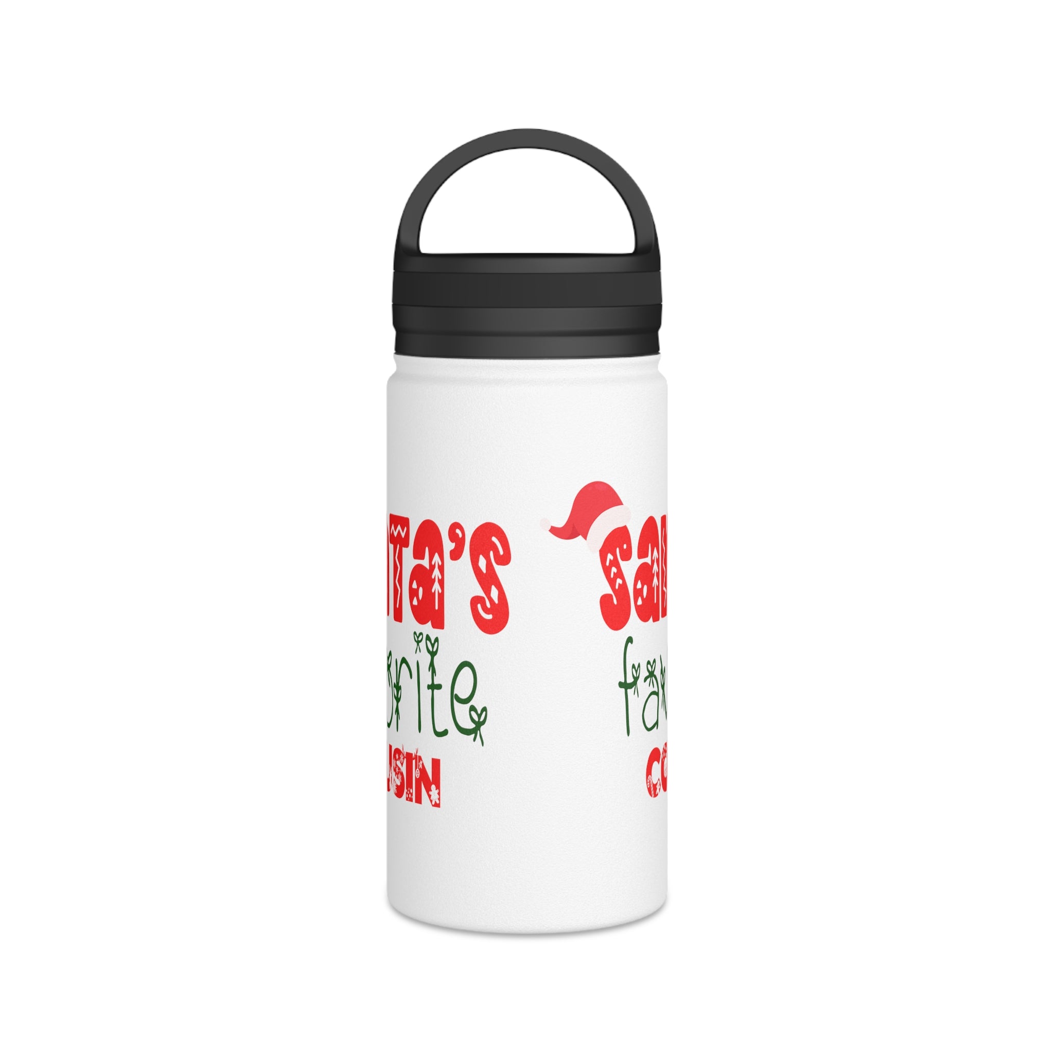 Santa's Favorite Cousin Stainless Steel Water Bottle