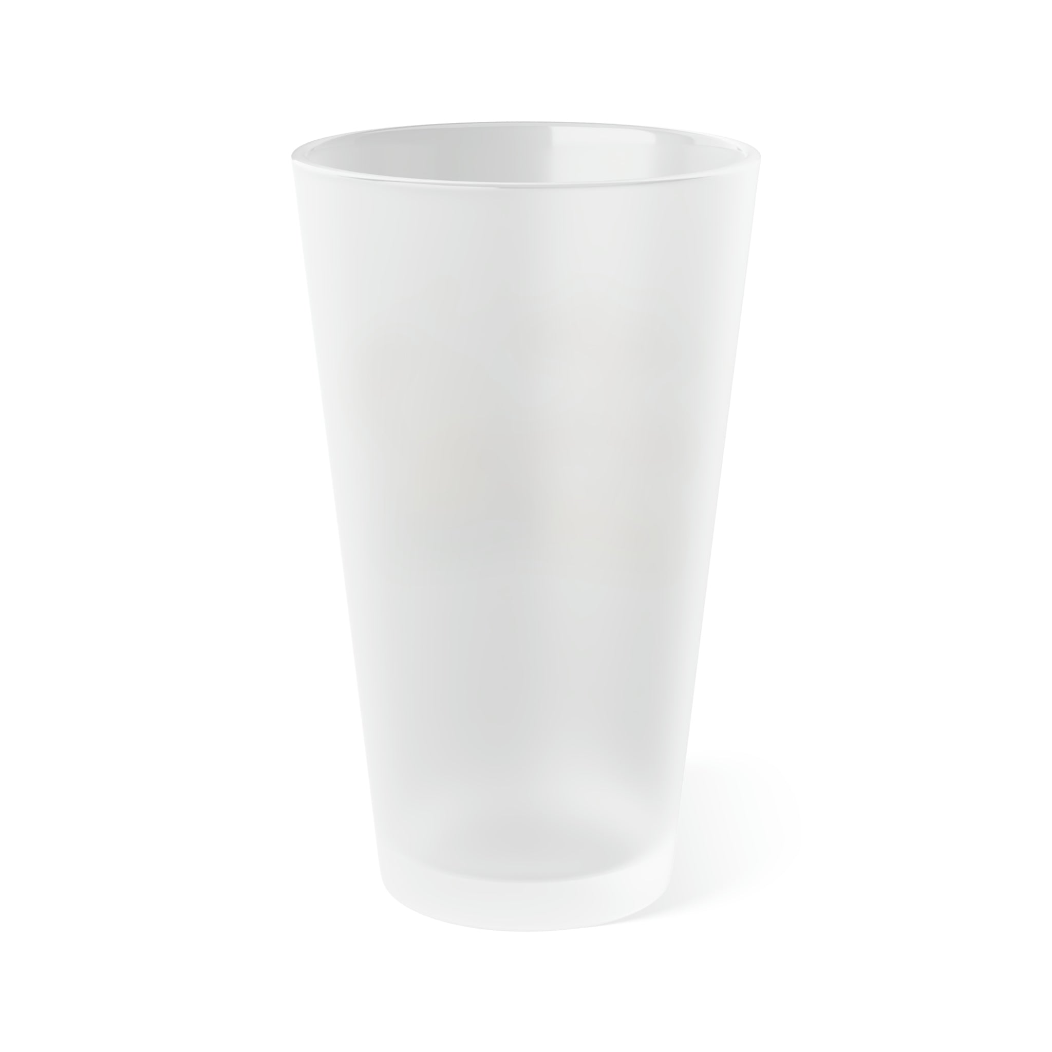 I Believe In Santa & Beer Frosted Pint Glass, 16oz