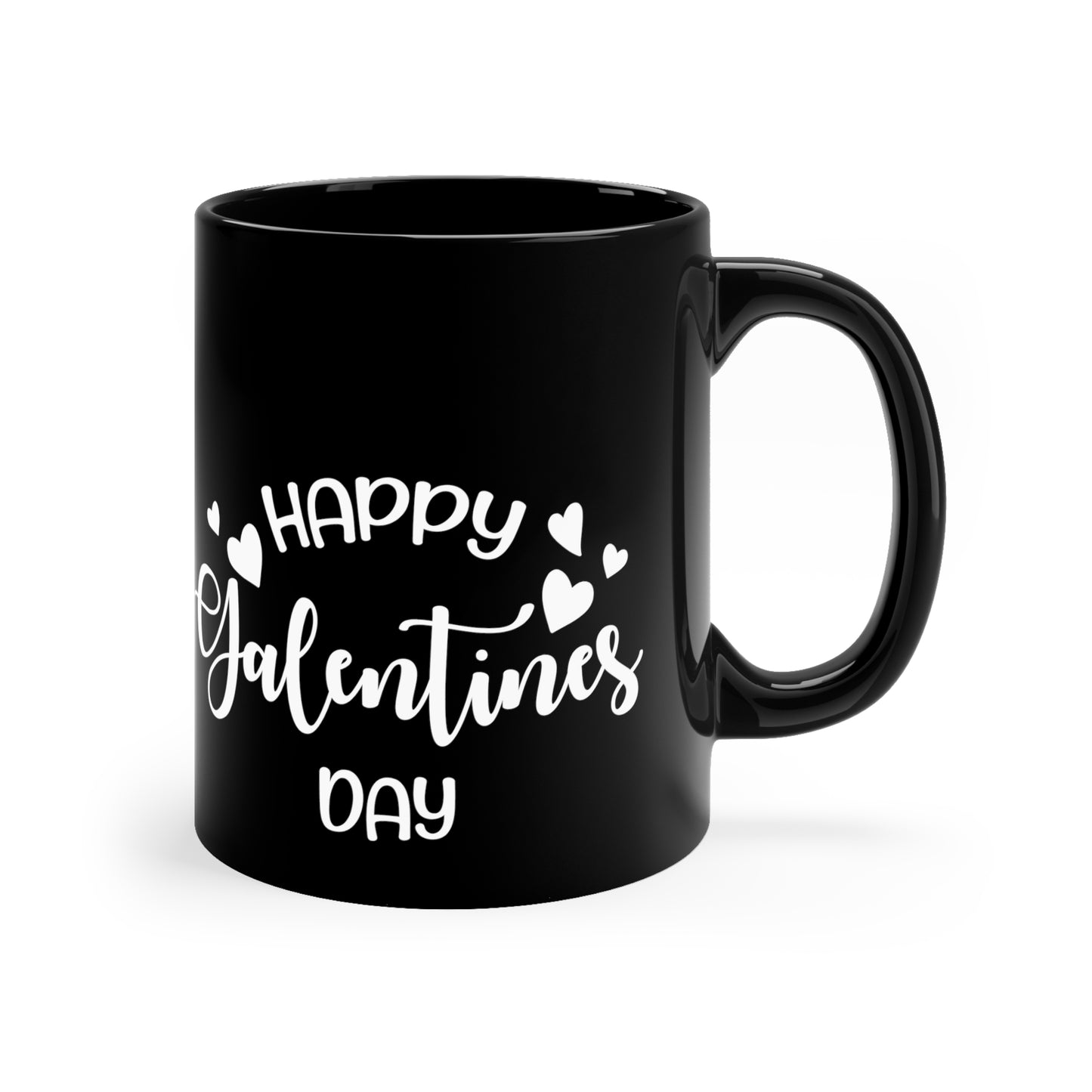 Happy Galentine's Day 11oz Black Mug