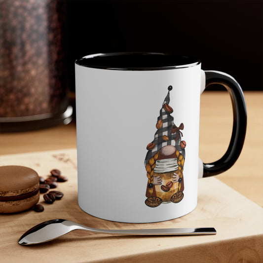 Gnome Mug, Coffee Gnome Personalized Mug, hot chocolate mug, mug for the office, name gnome mug, Coffee lovers gifts, Ceramic Mug, office gifts