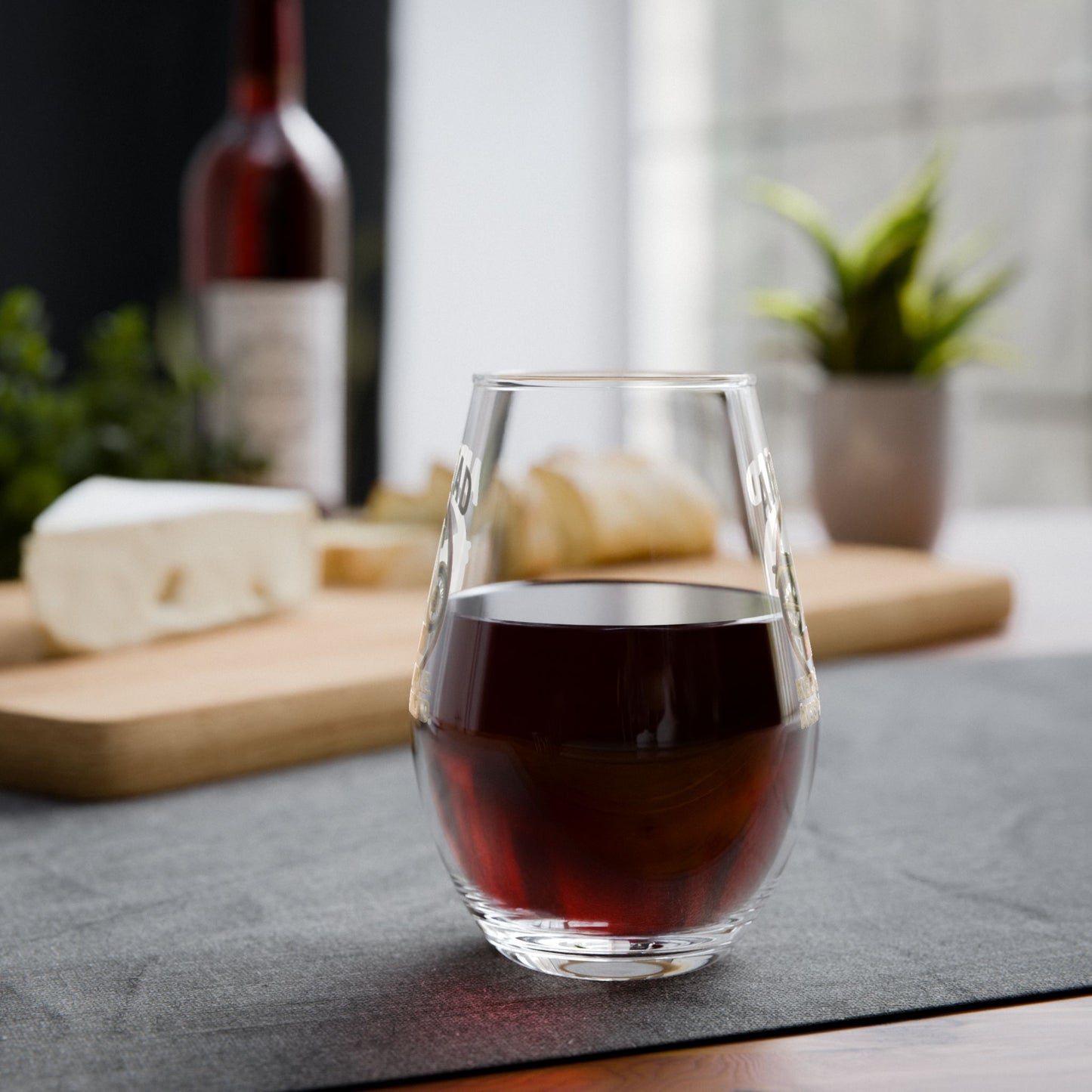 Airhead Stemless Wine Glass, Airhead Glass 11.75oz, BMW Airhead Glass,