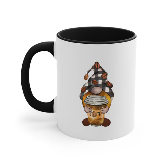 Gnome Mug, Coffee Gnome Personalized Mug, hot chocolate mug, mug for the office, name gnome mug, Coffee lovers gifts, Ceramic Mug, office gifts