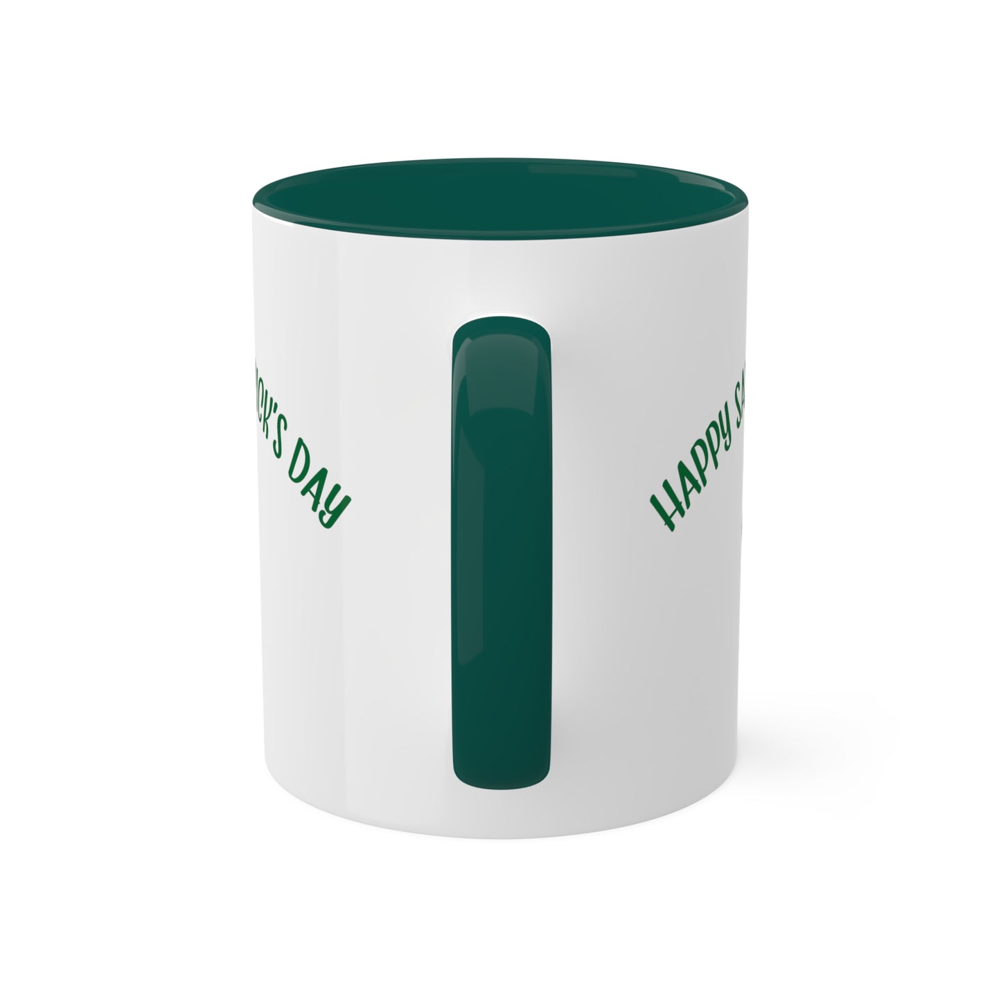 Happy St Patrick's Day Accent Mugs, 11oz