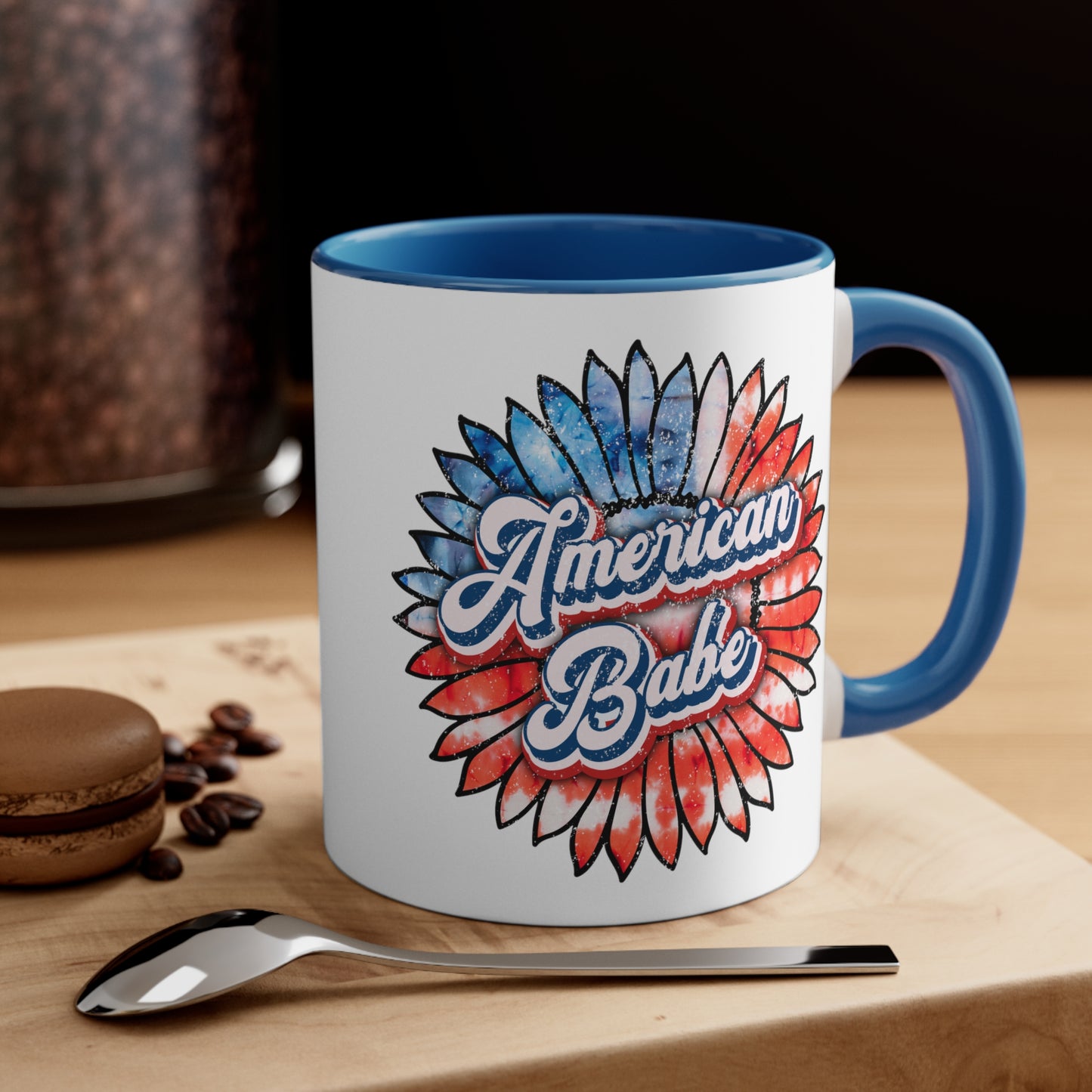 American Babe Accent Coffee Mug, 11oz