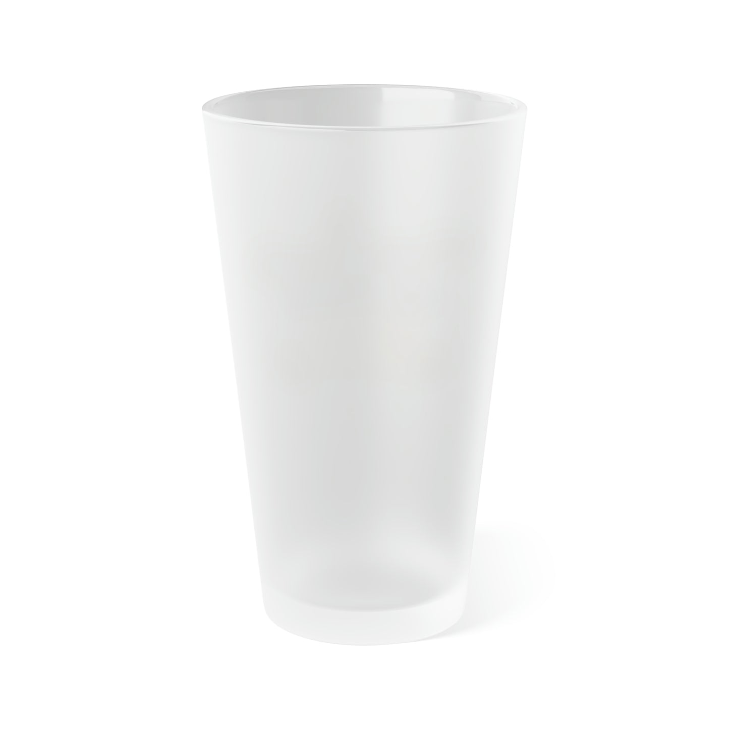 Dear Santa Just Bring Beer Frosted Pint Glass, 16oz