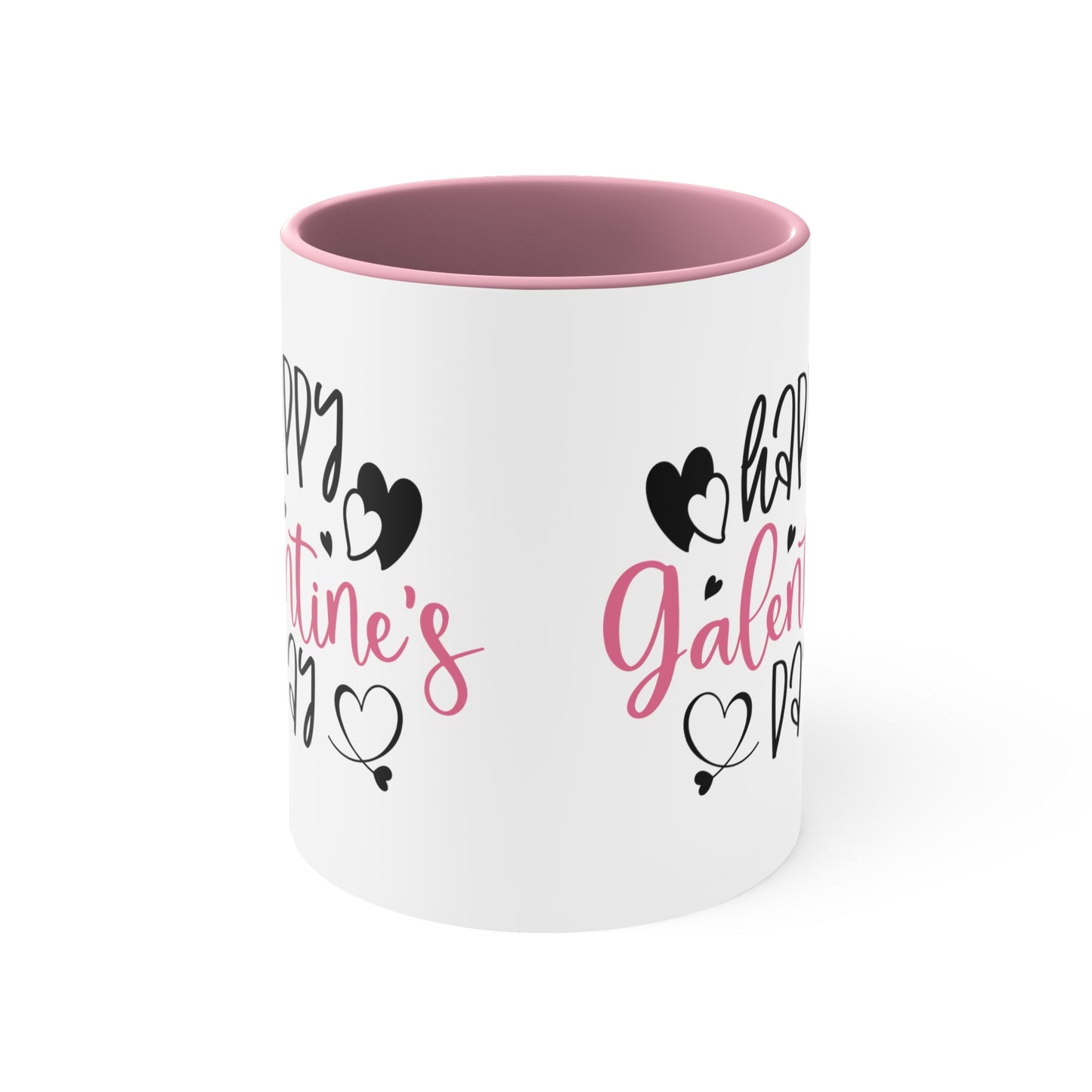 Happy Galentine's Day Black Mug