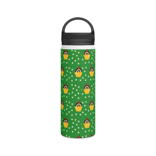 Back To School Stainless Steel Water Bottle, Handle Lid