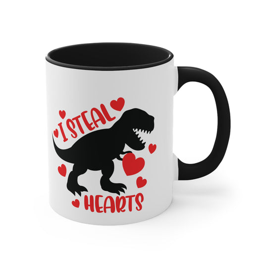 I Steal Hearts Accent Coffee Mug, 11oz