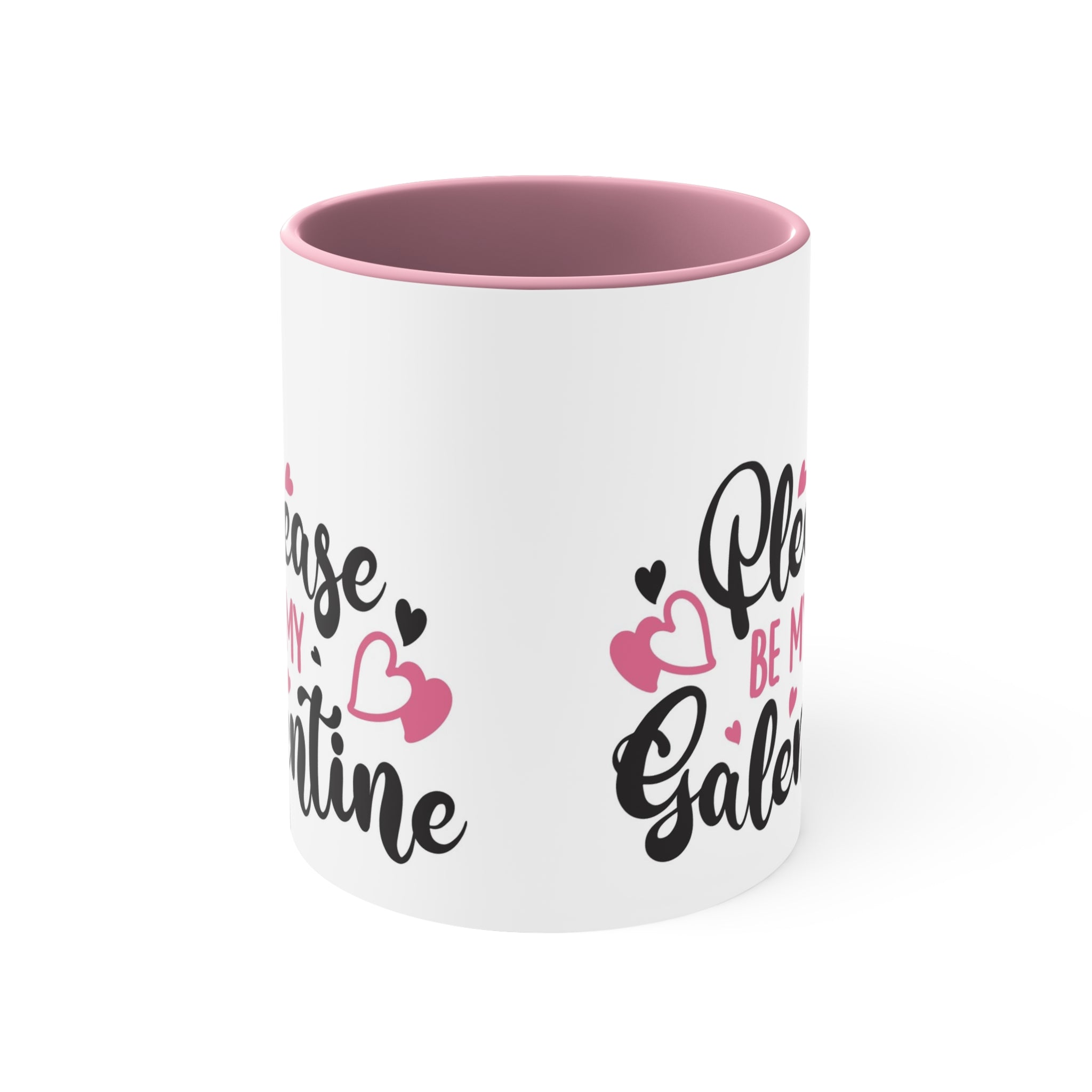 Please Be My Galentine Accent Coffee Mug, 11oz