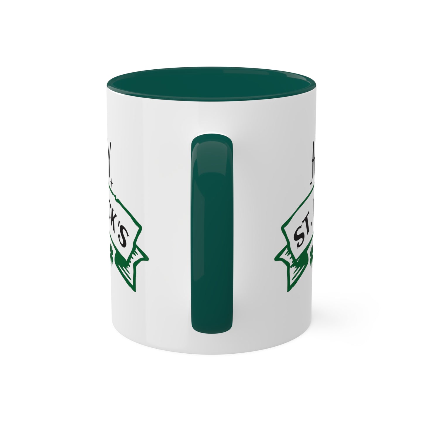 Happy St Patrick's Day Accent Mugs, 11oz