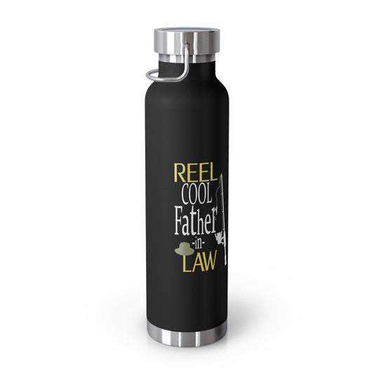 Reel Cool Father-In-Law Copper Vacuum Insulated Bottle, 22oz