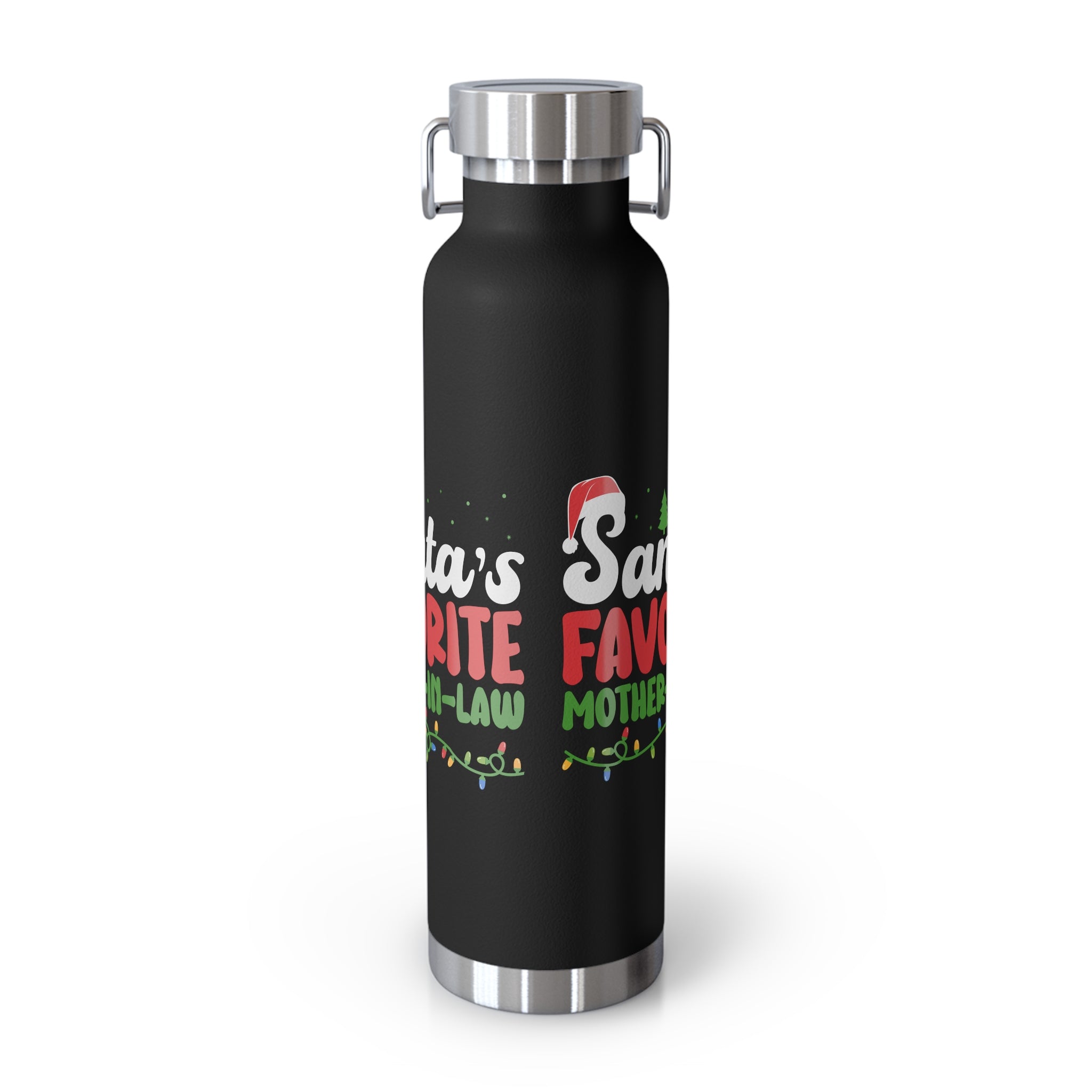 Santa's Favorite Mother-In-Law Copper Vacuum Insulated Bottle, 22oz