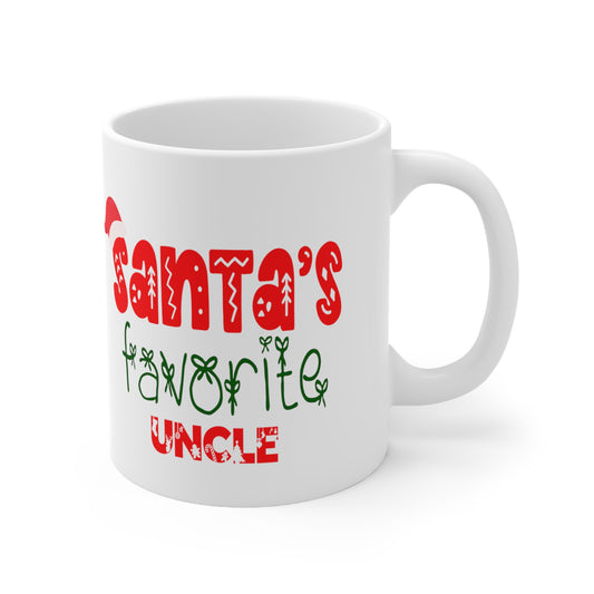 Santa's Favorite Uncle Ceramic Mug 11oz