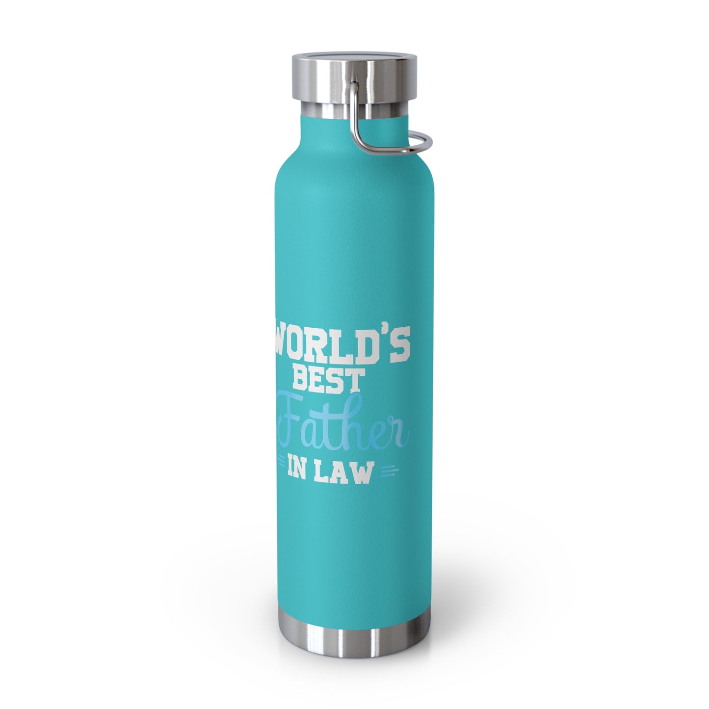 World's Best Father-In-Law Copper Vacuum Insulated Bottle, 22oz