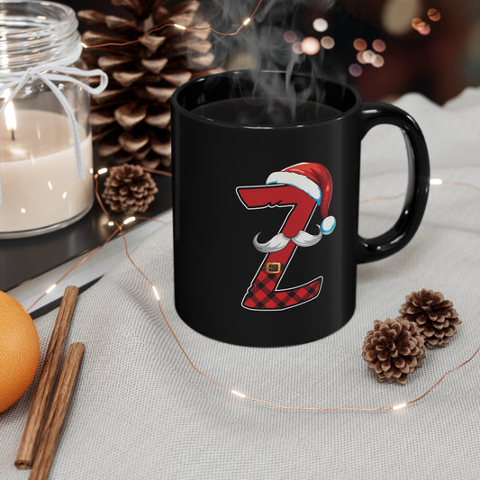 Z Santa Initial 11oz Black Mug