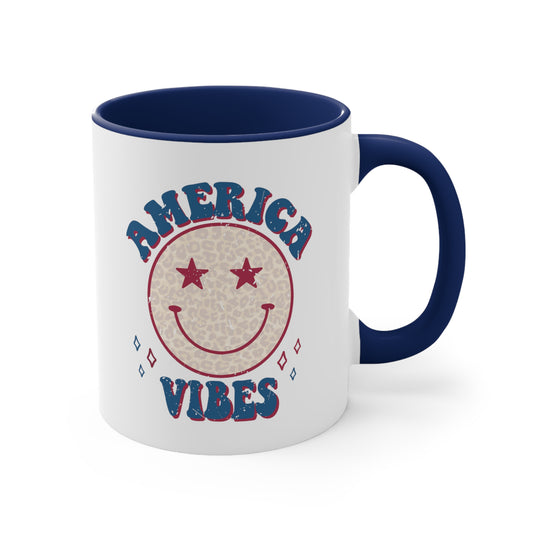 America Vibes Accent Coffee Mug, 11oz