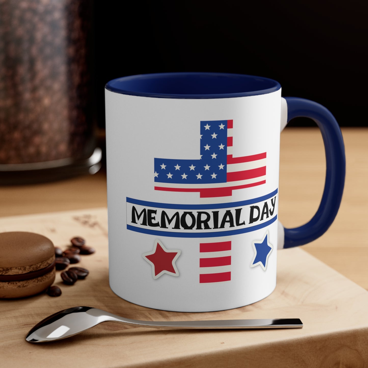 Memorial Day Accent Coffee Mug, 11oz