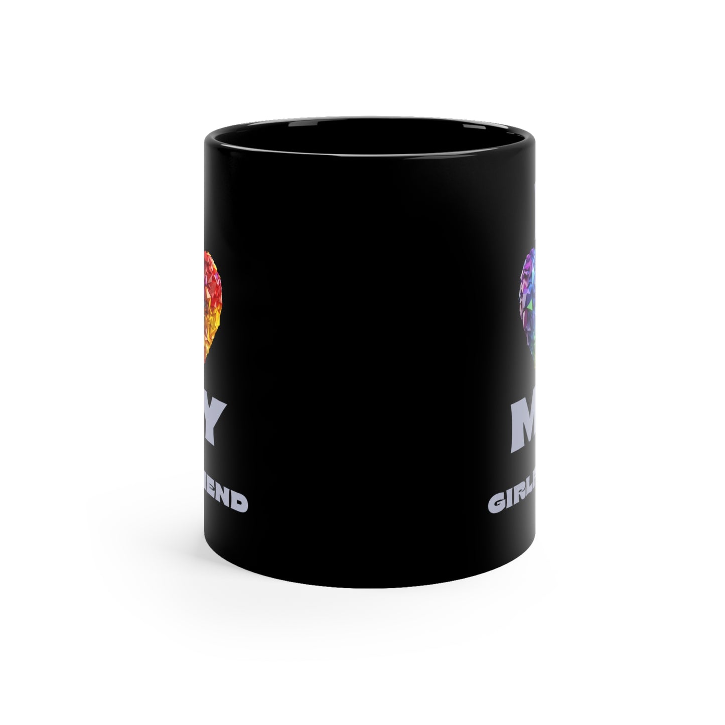 I Love My Girlfriend 11oz Black Mug