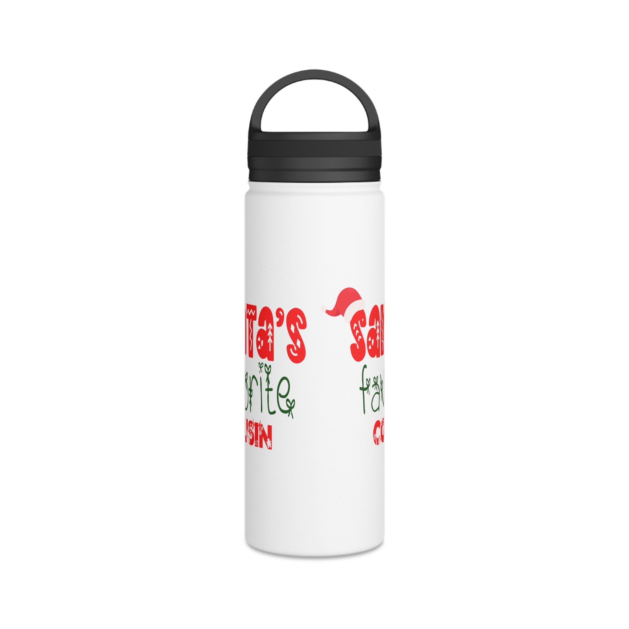 Santa's Favorite Cousin Stainless Steel Water Bottle