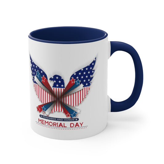 Memorial Day Accent Coffee Mug, 11oz