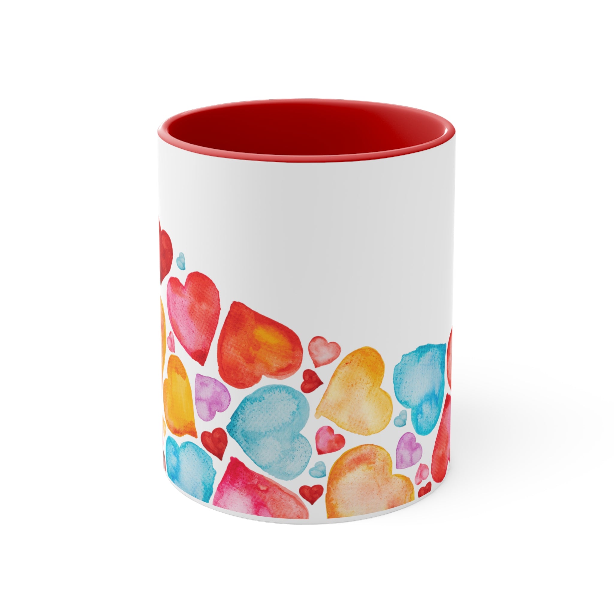 Valentine Hearts Accent Coffee Mug, 11oz