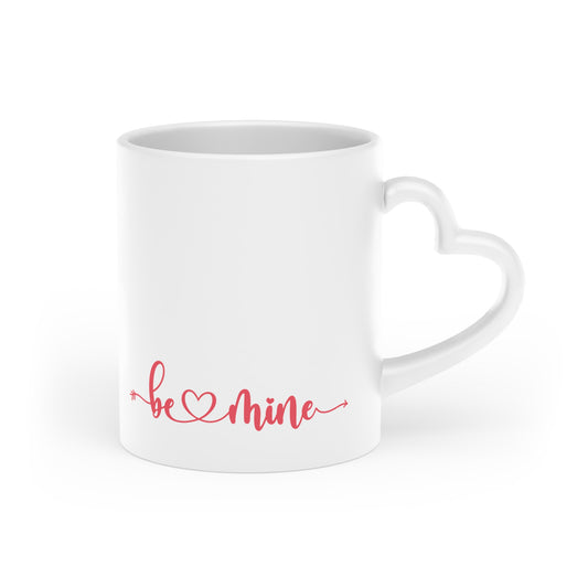 Be Mine Heart-Shaped Mug
