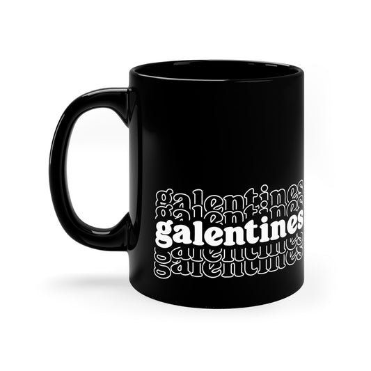 Galentines 11oz Black Mug