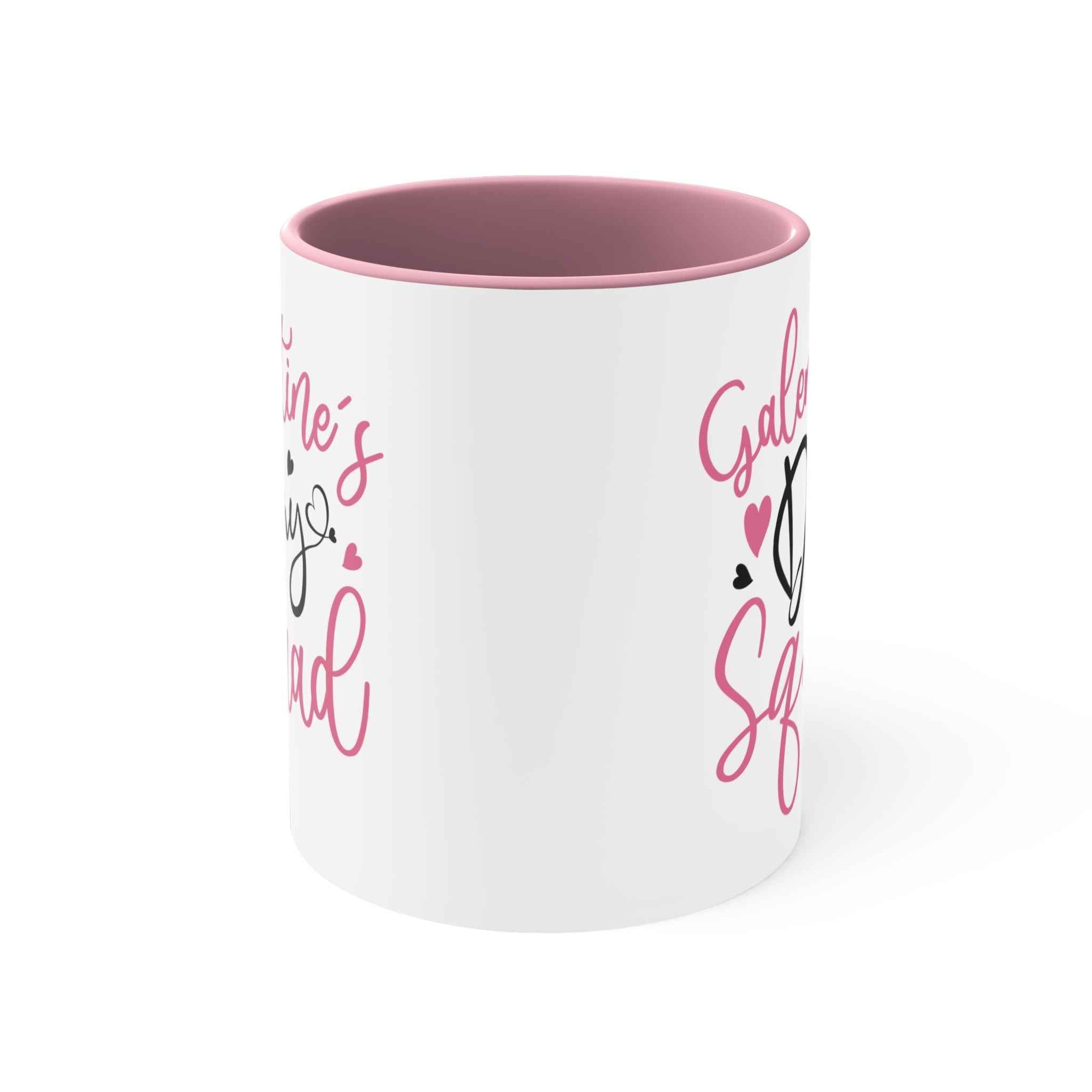 Galentine's Day Squad Accent Coffee Mug, 11oz