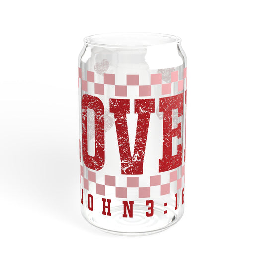 Loved John 3:16 Coffee Mug Tumbler, John 3 16 Cup, Valentines Day Gift, Ultimate Love Coffee Cup, Gift for Valentines Day, Sipper Glass, 16oz