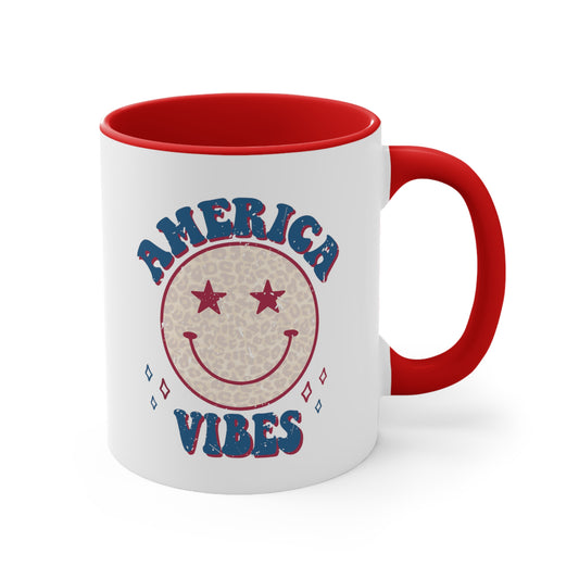 America Vibes Accent Coffee Mug, 11oz