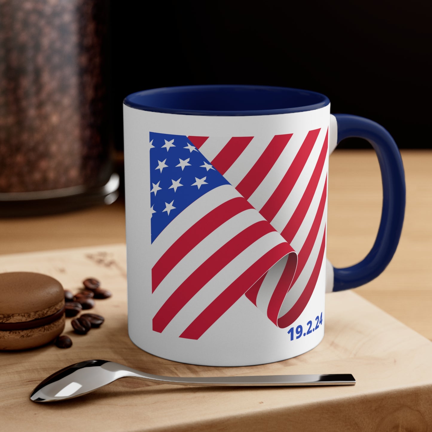 Happy President's Day 2024 Accent Coffee Mug, 11oz