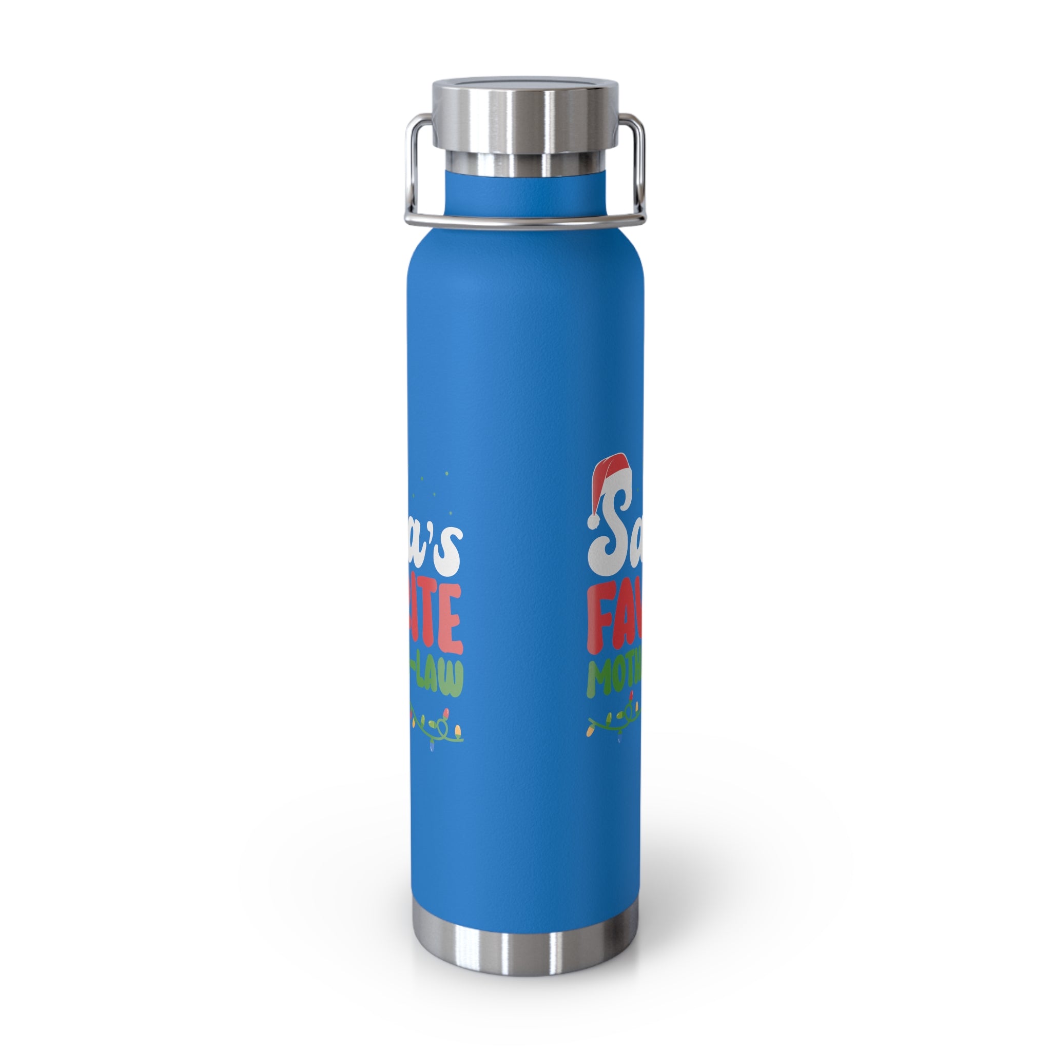 Santa's Favorite Mother-In-Law Copper Vacuum Insulated Bottle, 22oz
