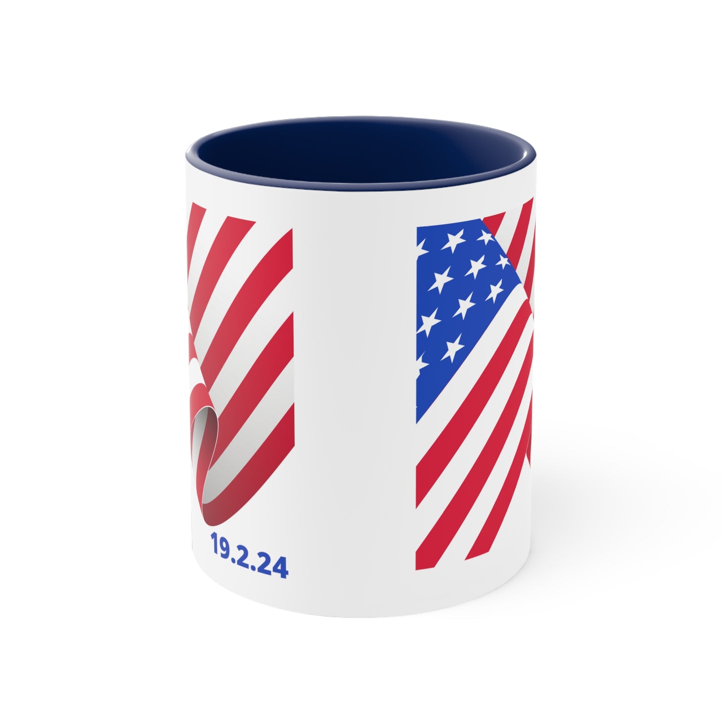 Happy President's Day 2024 Accent Coffee Mug, 11oz