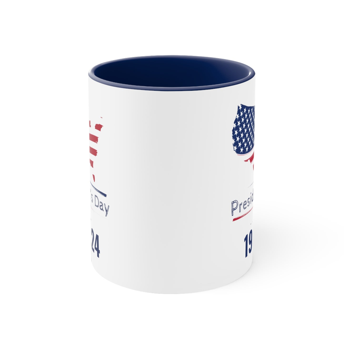 Happy President's Day 2024 Accent Coffee Mug, 11oz