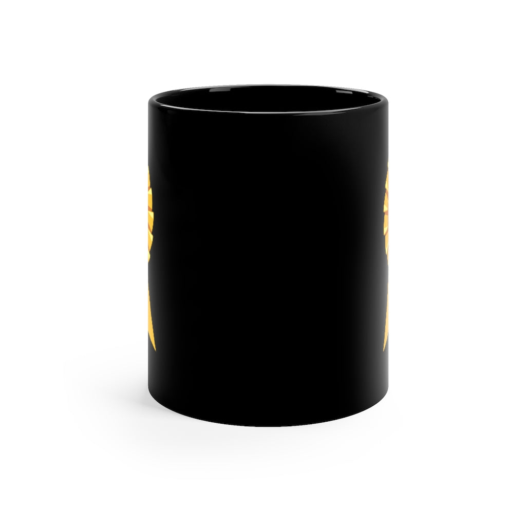 Best Customer Award Gold Ribbon - Black Coffee Mug, 11oz