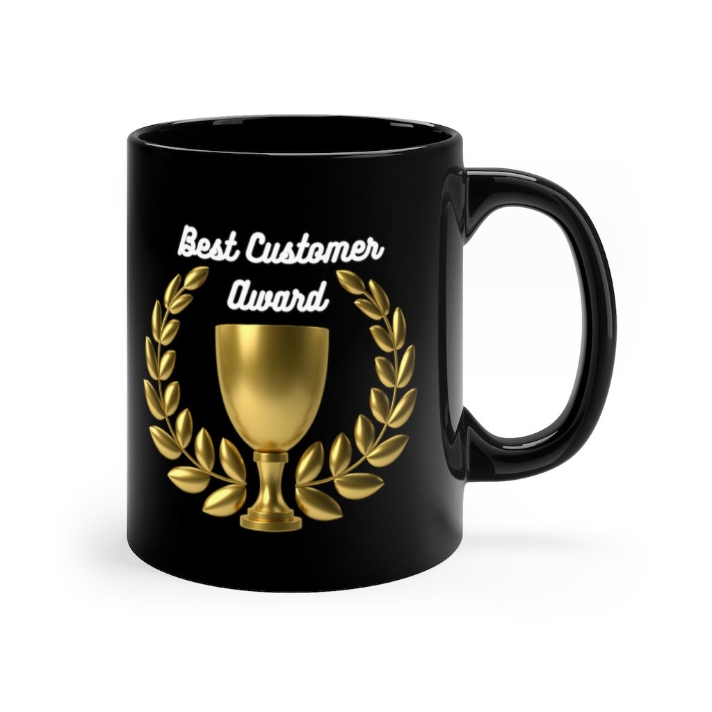 Best Customer Award - Black Coffee Mug, 11oz