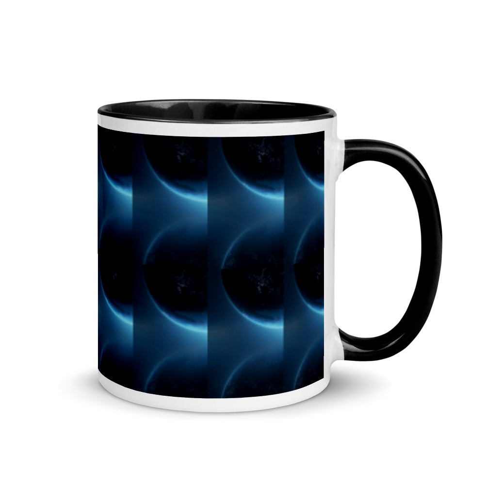 The Moons Glow - Mug with Color Inside - Science Fiction Day
