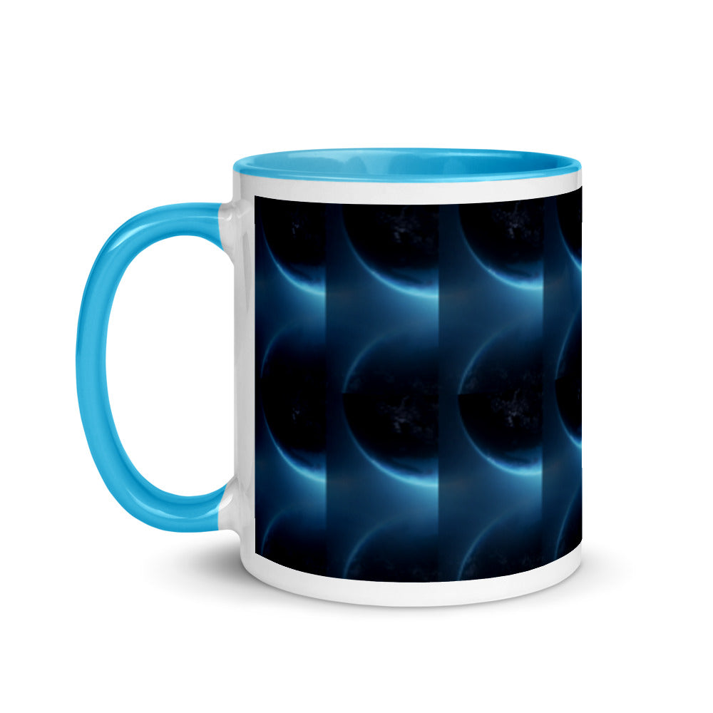 The Moons Glow - Mug with Color Inside - Science Fiction Day