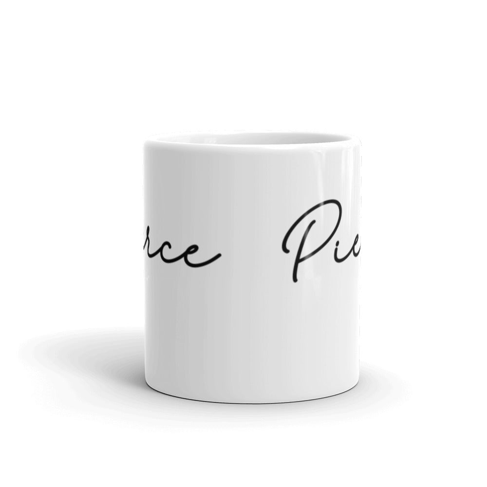 Pierce - White glossy mug
