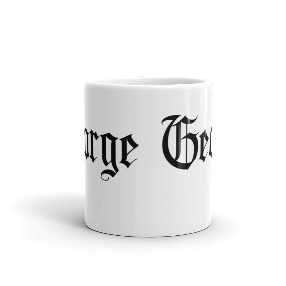 George - White glossy mug