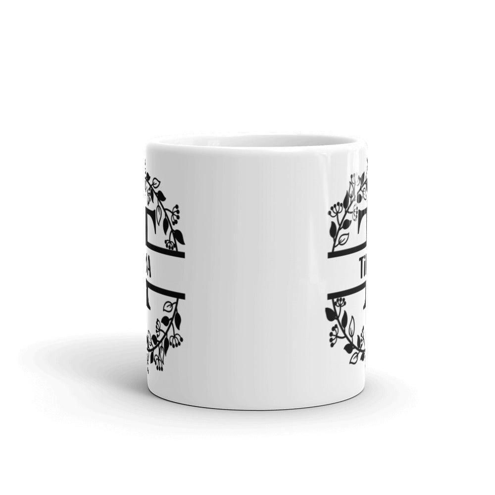 Tina - Personalised - White glossy mug