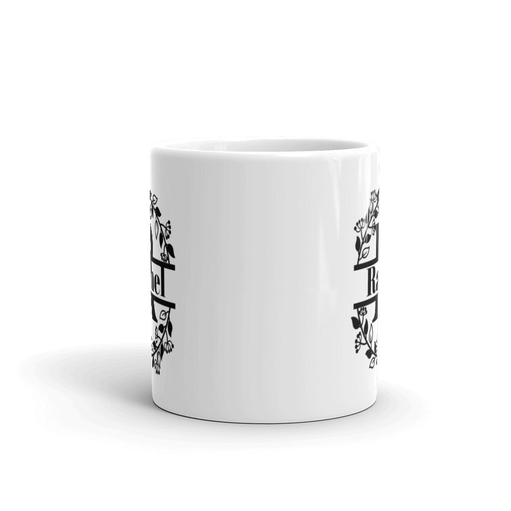 Rachel - Personalised - White glossy mug
