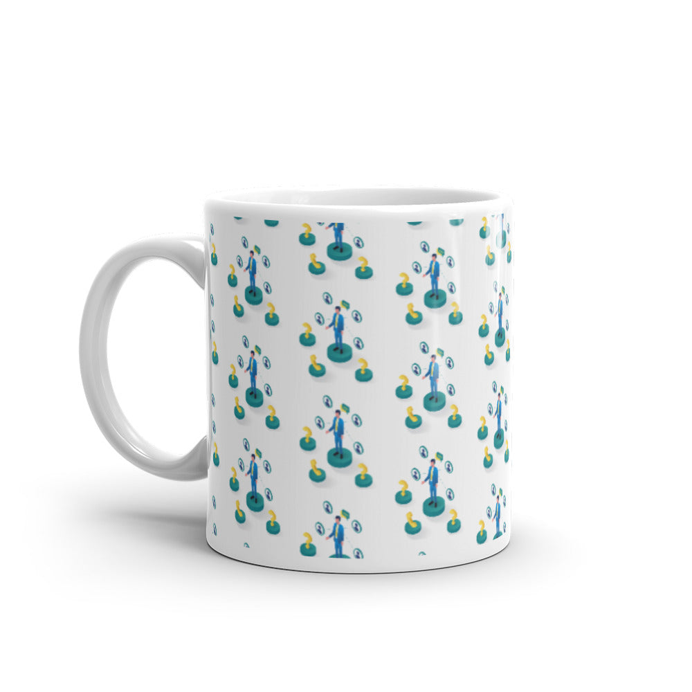 Customer Service - White glossy mug - Get to Know Your Customer Day