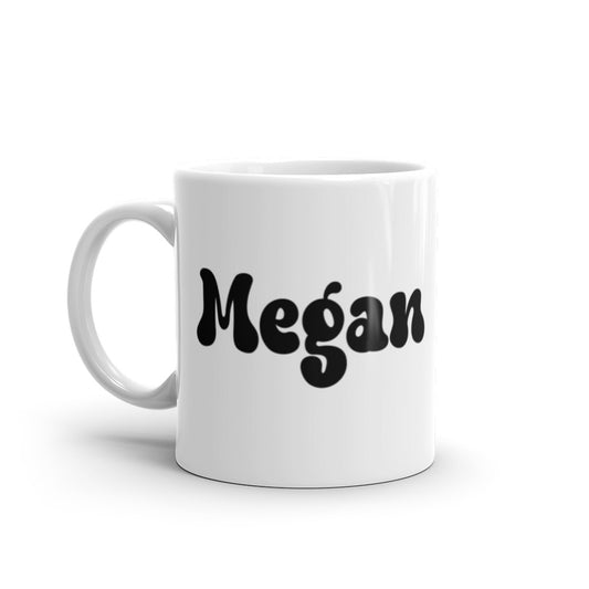 Megan - White glossy mug
