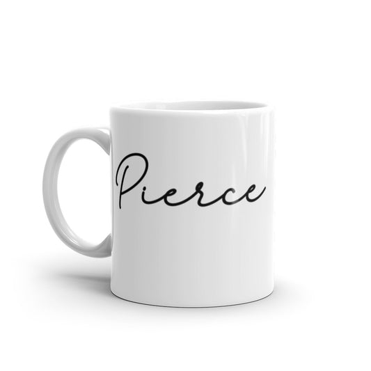 Pierce - White glossy mug